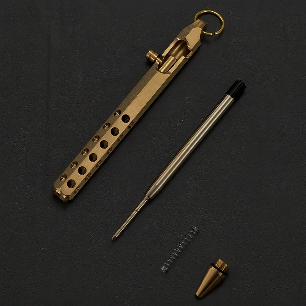 The Brass Bolt Pen